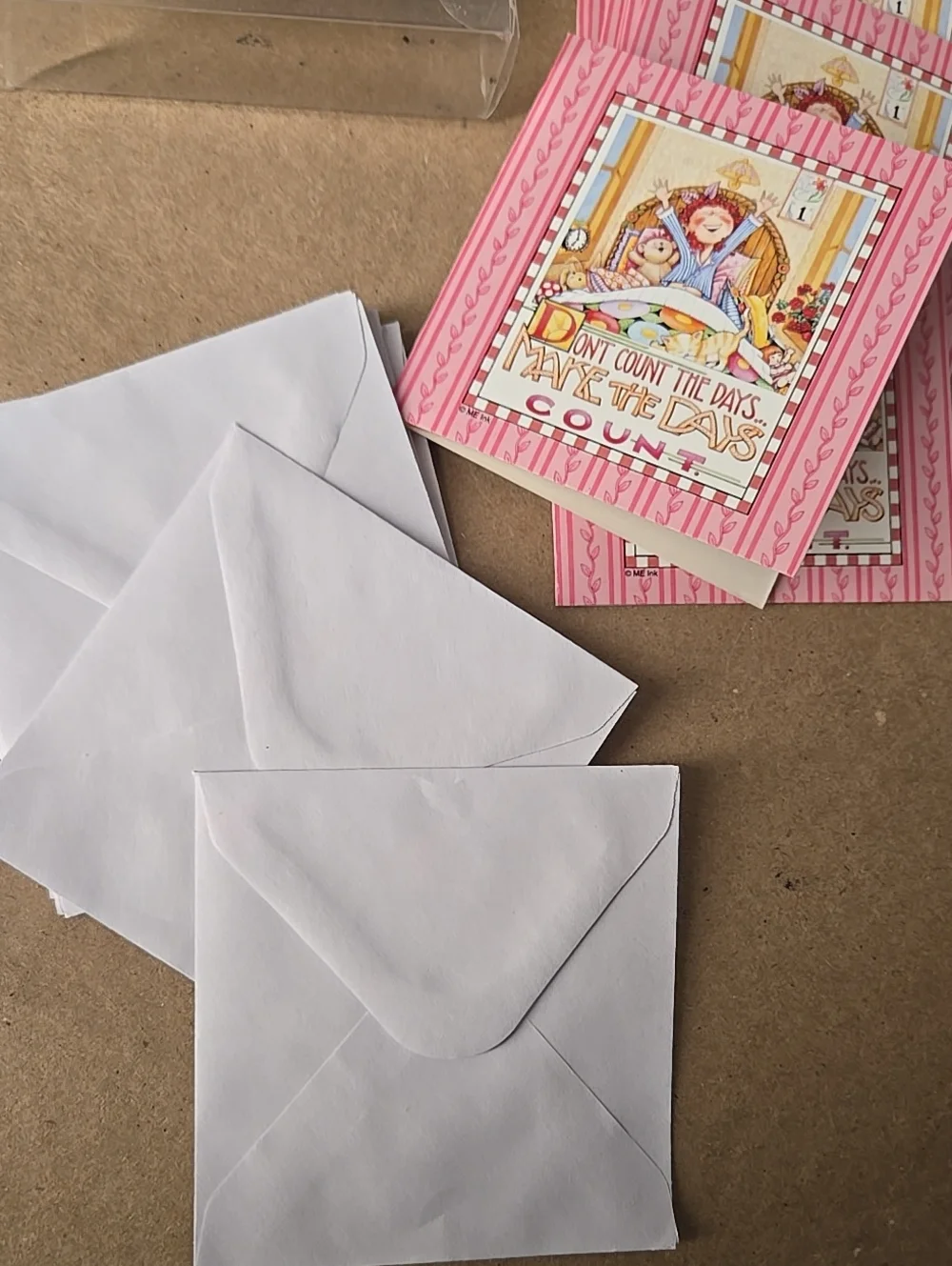 Vintage 2007 Mary Engelbreit Mini Note Cards & Envelopes Set of 8 Count Colorbok
